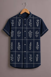 Men's Navy Heritage Print Shirt