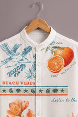 Men's Beach Vibes Print Shirt