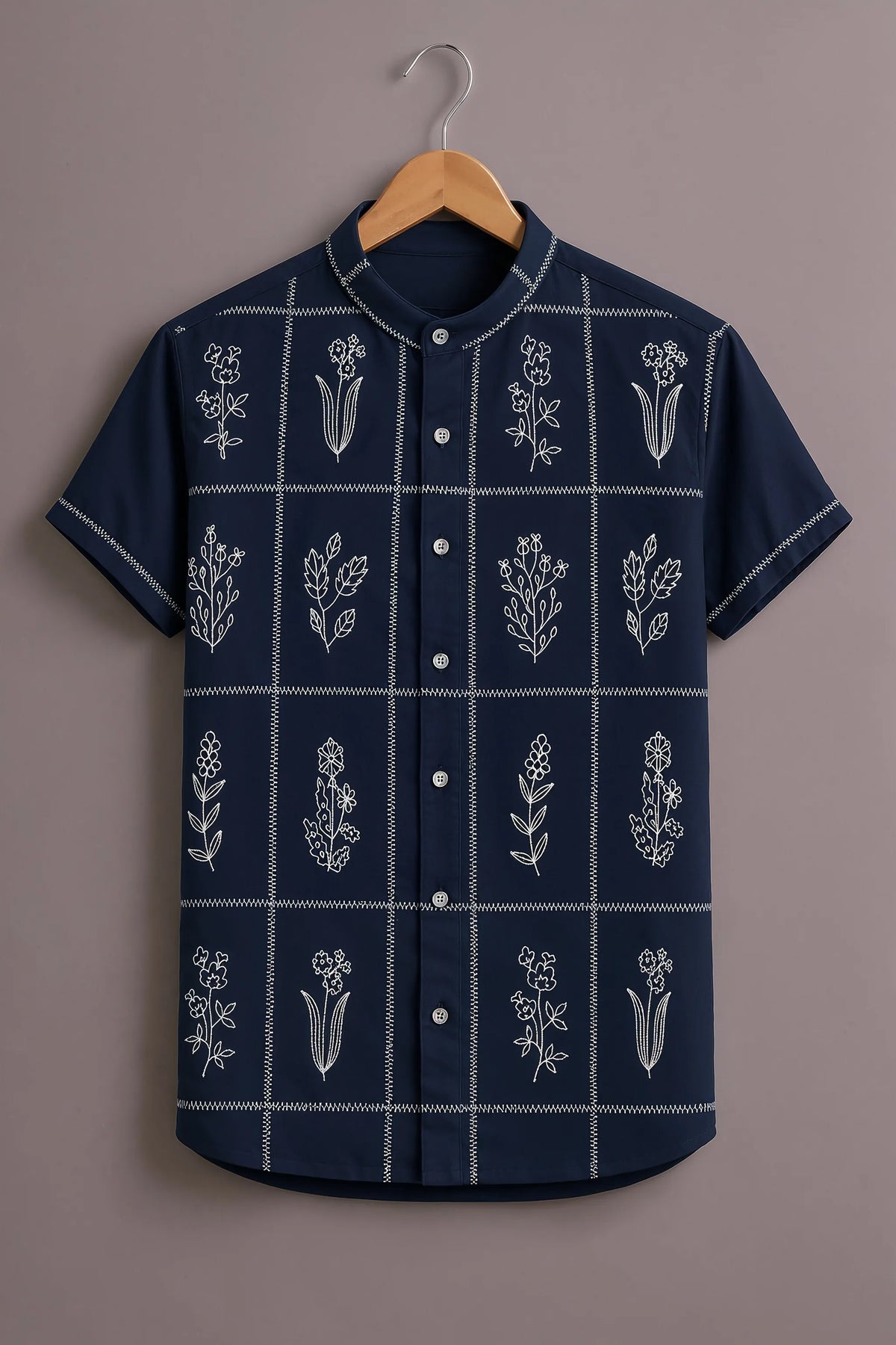 Men's Navy Heritage Print Shirt