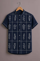 Men's Navy Heritage Print Shirt