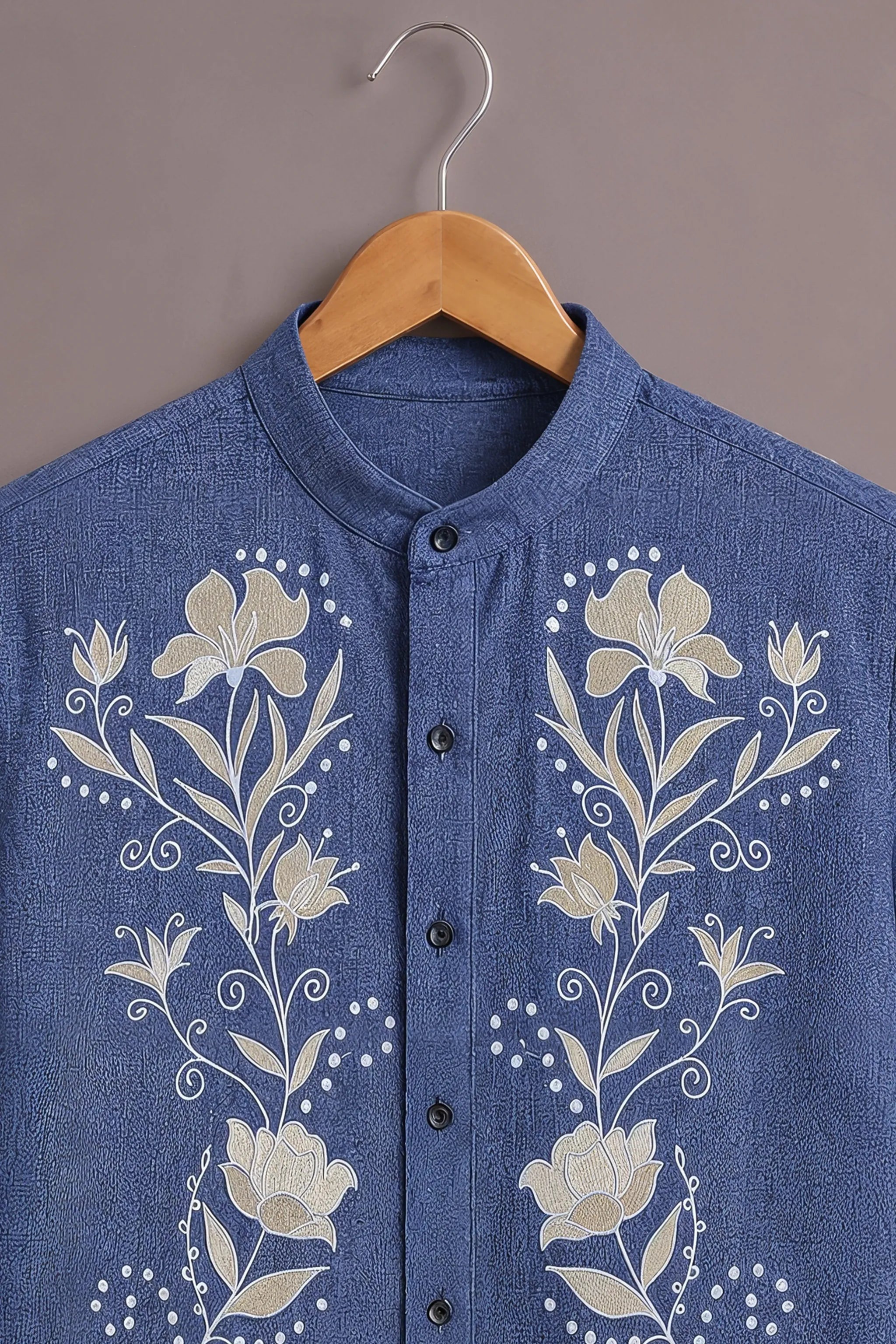 Men's Blue Royal Designer Shirt