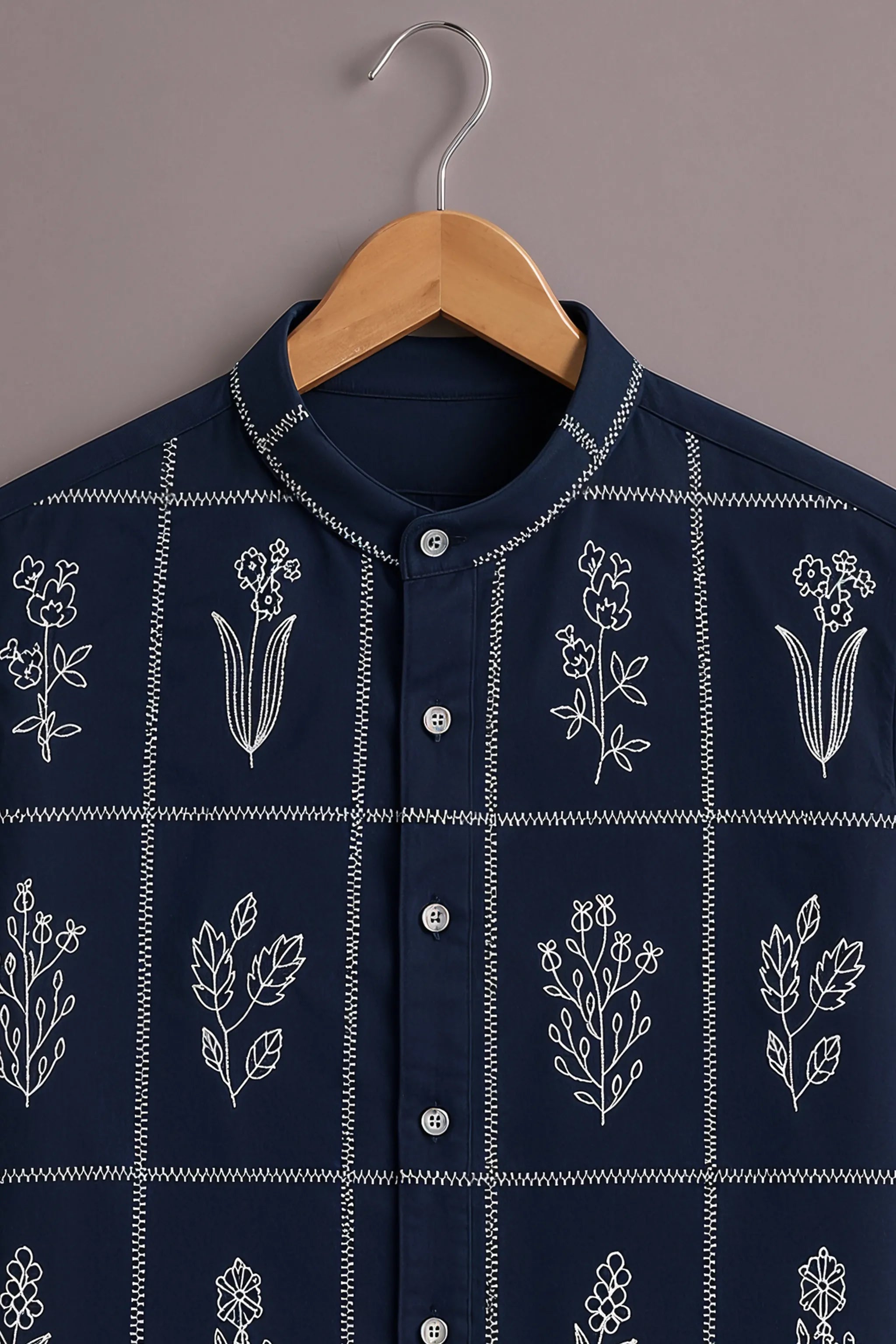 Men's Navy Heritage Print Shirt