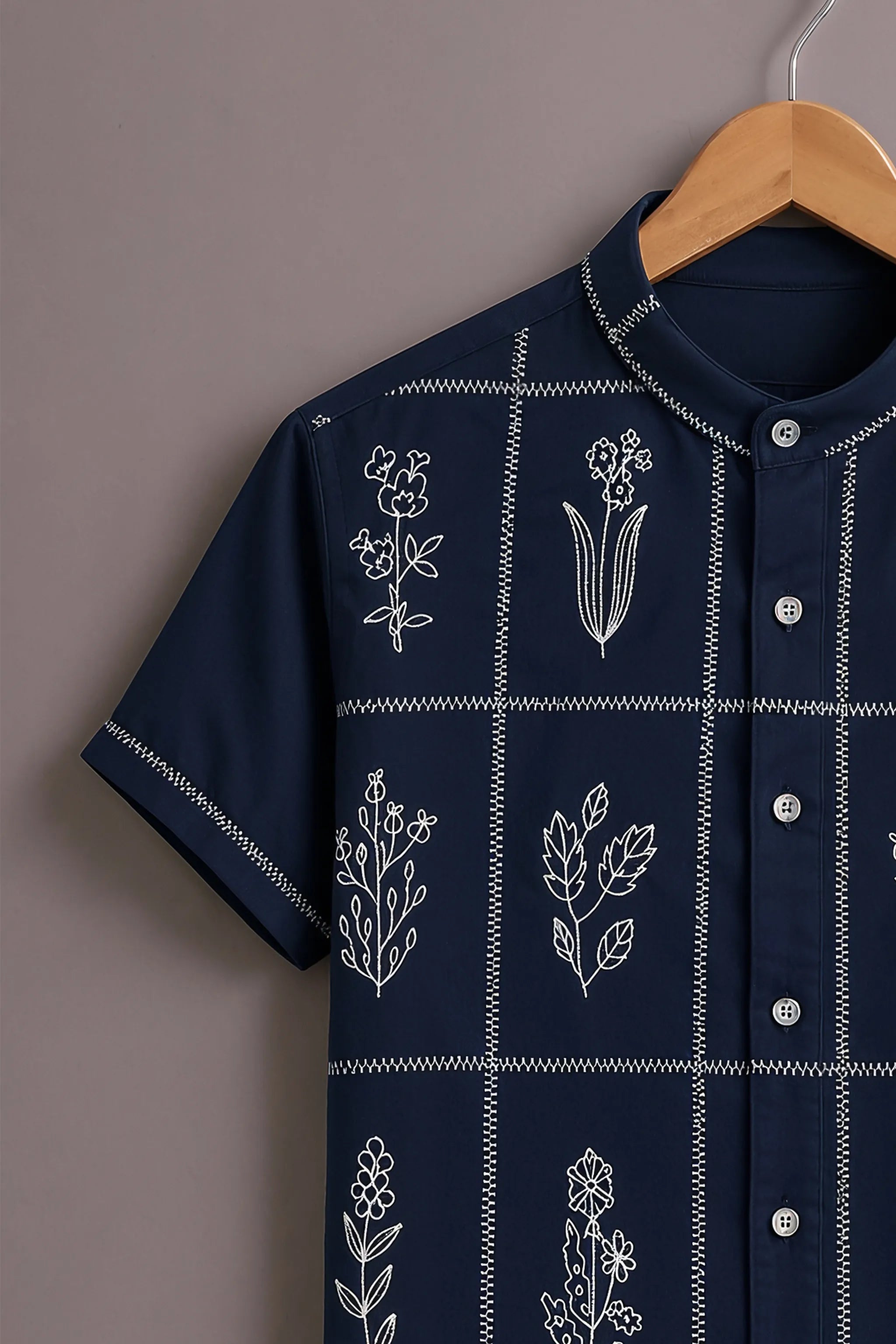 Men's Navy Heritage Print Shirt