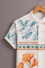 Men's Beach Vibes Print Shirt