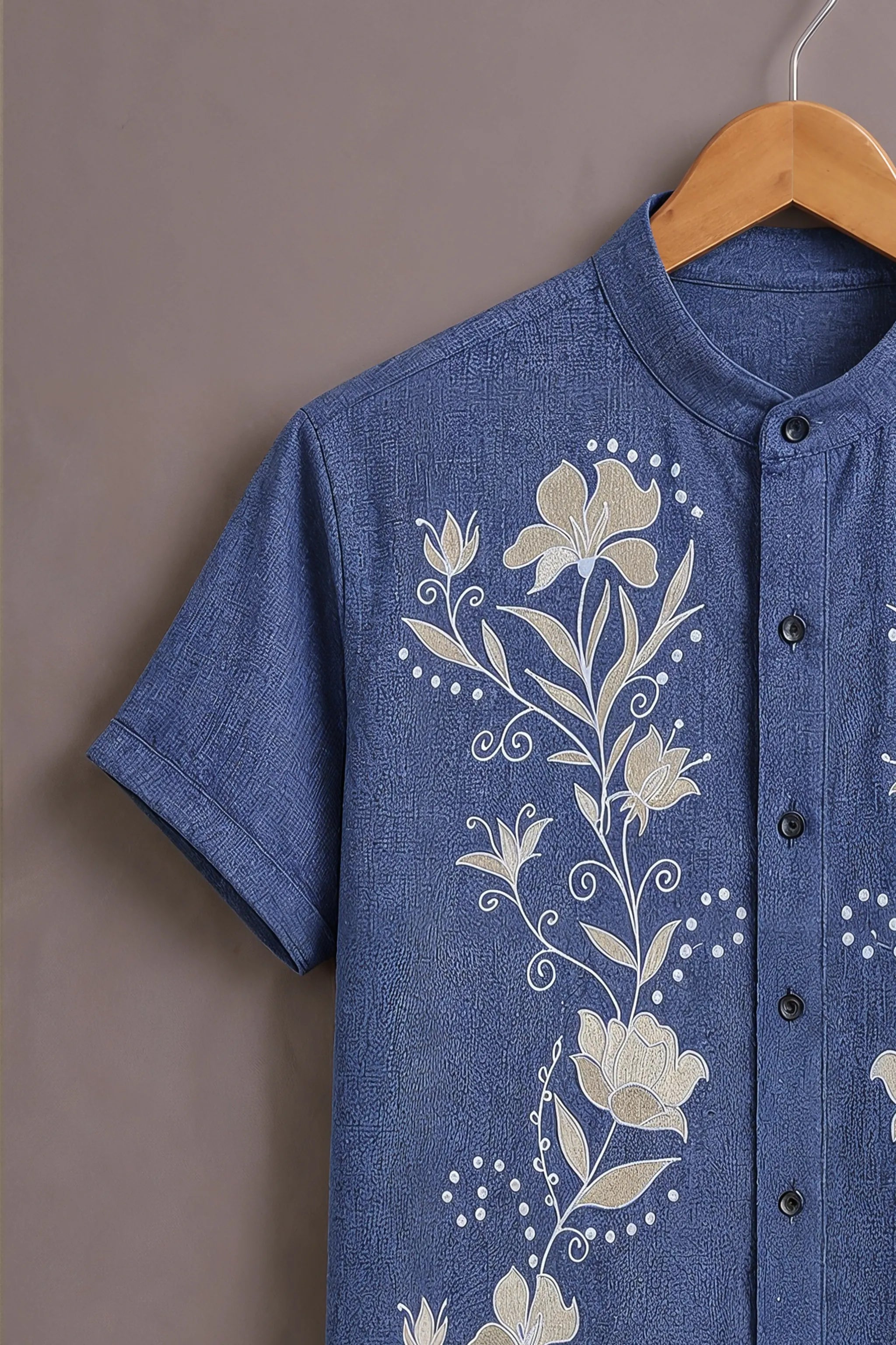 Men's Blue Royal Designer Shirt