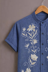 Men's Blue Royal Designer Shirt