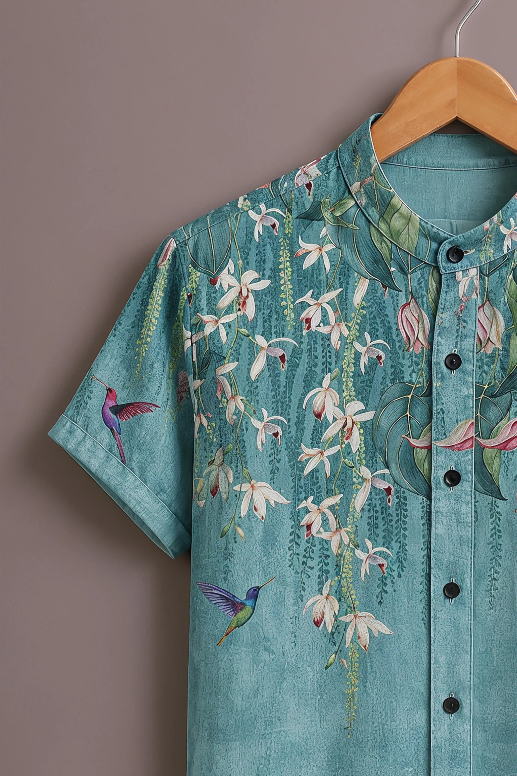 Men's Sky Blue Designer Casual Shirt